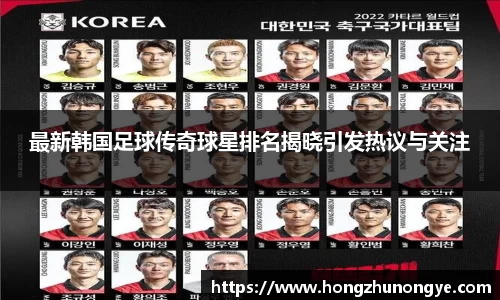 最新韩国足球传奇球星排名揭晓引发热议与关注